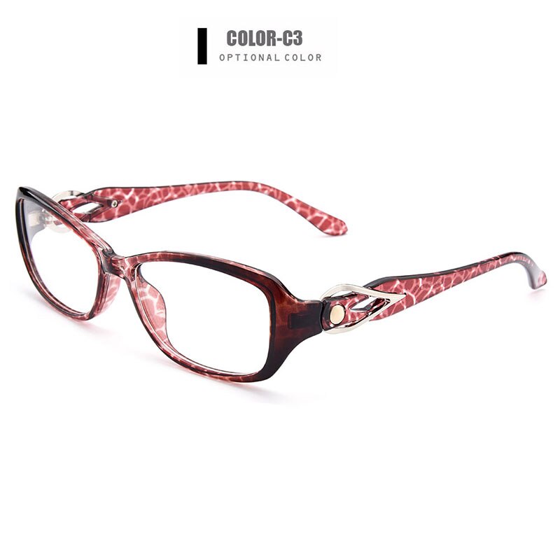 Women's Eyeglasses Ultra-Light Tr90 Plastic M1293 Frame Gmei Optical C3  