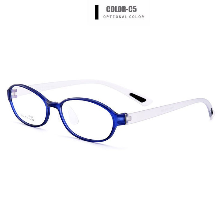 Children's Eyeglasses Ultra-Light Tr90 Plastic With Saddle Nose Bridge M5104 Frame Gmei Optical C5  