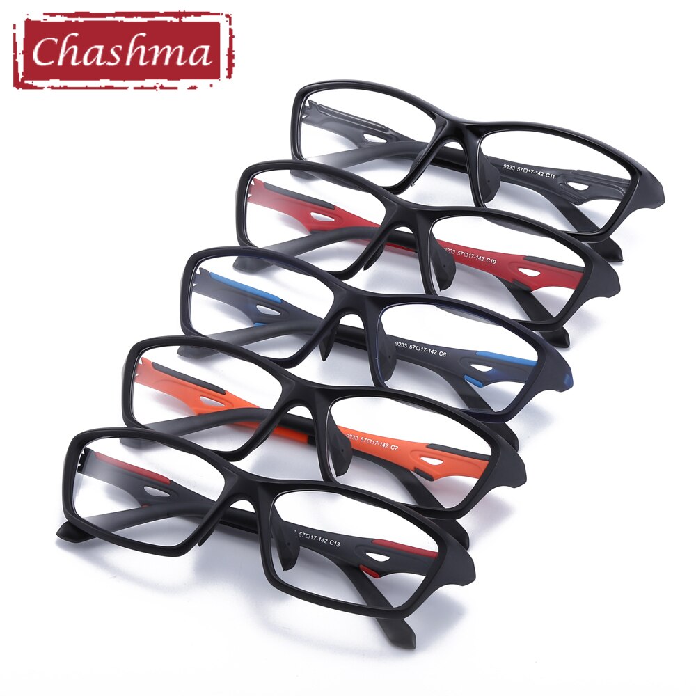 Men's Eyeglasses Plastic Titanium 9233 TR90 Frame Chashma   