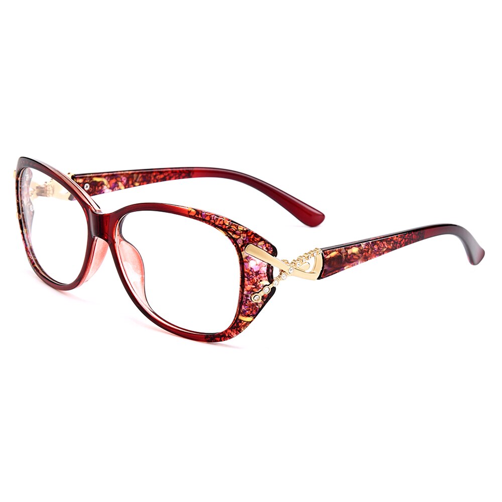 Women's Eyeglasses Ultralight Tr90 Full Rim Plastic M1689 Full Rim Gmei Optical C4  