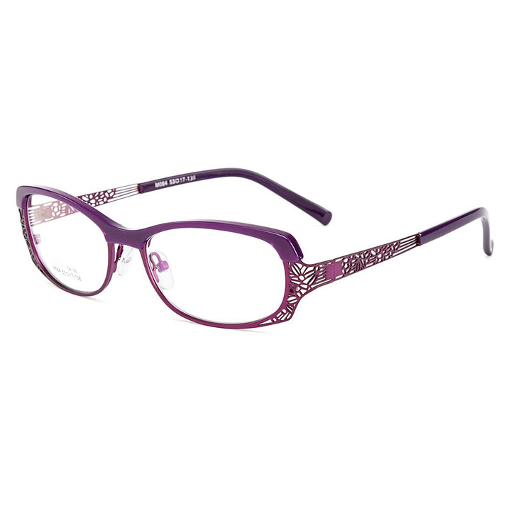 Women's Eyeglasses Oval Ultralight Tr90 Alloy Full Rim M064 Full Rim Gmei Optical C6  