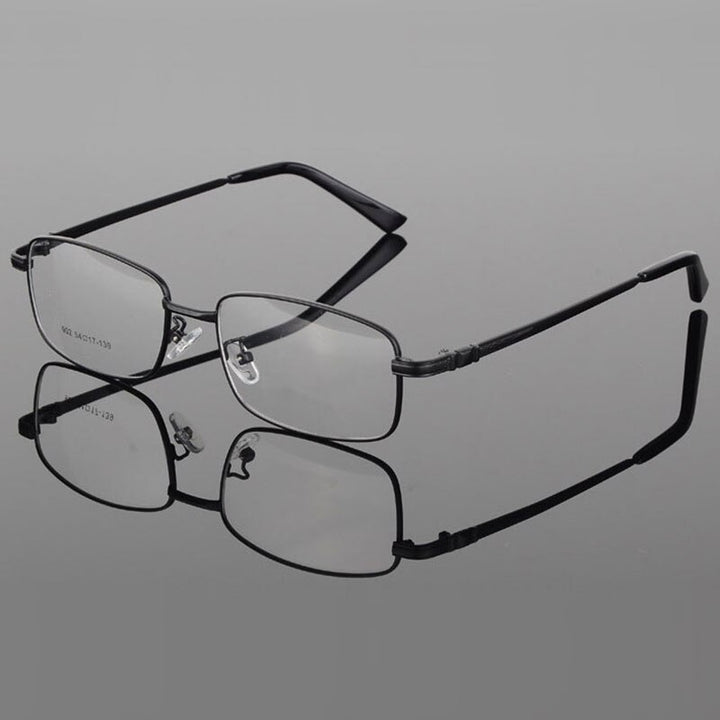 Reven Jate Alloy Eyeglasses Frame With 4 Optional Colors For Eyewear Free Assembly With Lens Frame Reven Jate black  