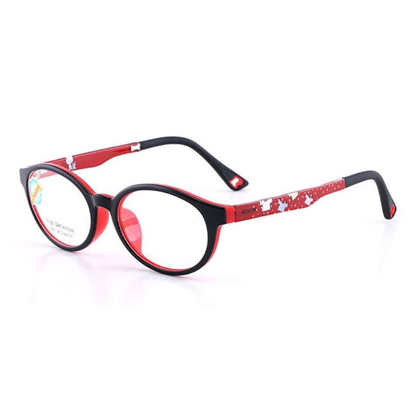 Reven Jate 5687 Child Glasses Frame For Kids Eyeglasses Frame Flexible Frame Reven Jate Red  