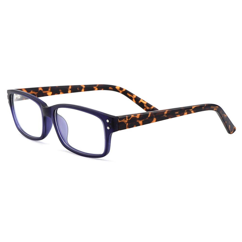 Unisex Eyeglasses Rectangle Full Rim Plastic Frame H8003 Full Rim Gmei Optical Default Title  