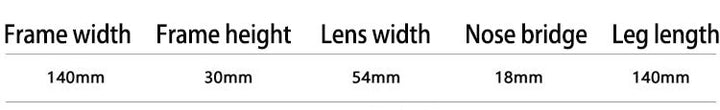 Unisex Titanium Half Rim Eyeglasses Round Box Frame 8272 Semi Rim Bclear   