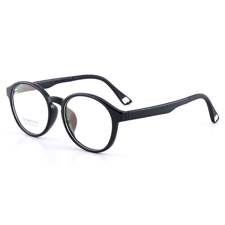 Reven Jate 5689 Child Glasses Frame For Kids Eyeglasses Frame Flexible Frame Reven Jate Black  