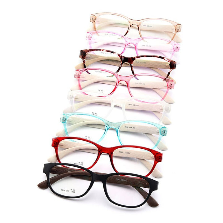 Gmei Unisex Eyeglasses Ultra-Light Tr90 Plastic 8 Colors M1013 Full Rim Gmei Optical   