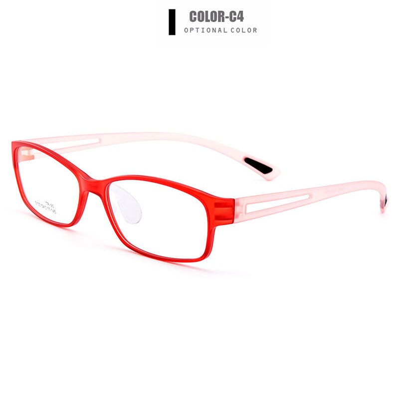 Unisex Eyeglasses Ultra-Light Tr90 Plastic Eyewear With Saddle Nose Bridge M5103 Frame Gmei Optical C4  