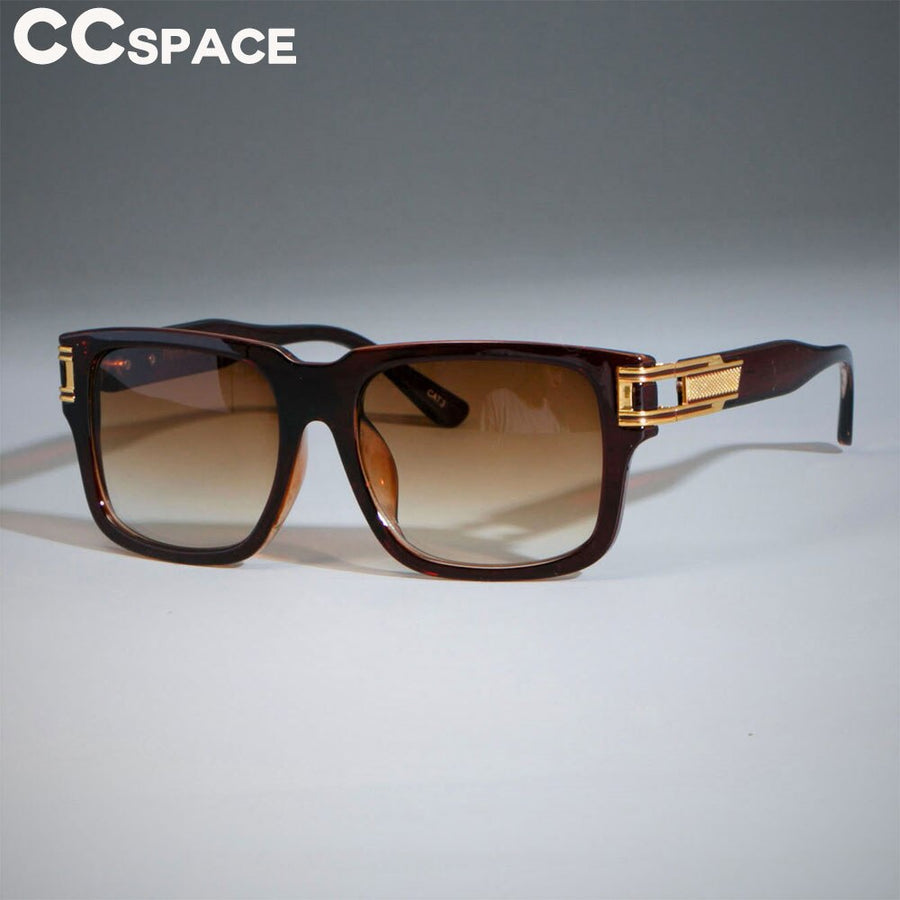 CCSpace Men's Full Rim Oversized Square Resin Frame Sunglasses SU139 Sunglasses CCspace Sunglasses   