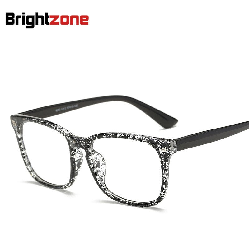 Brightzone Unisex Full Rim Square Acetate Eyeglasses 8082 Full Rim Brightzone   