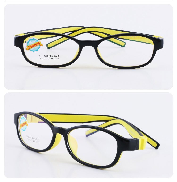 Reven Jate 521 Child Glasses Frame For Kids Eyeglasses Frame Flexible Frame Reven Jate   