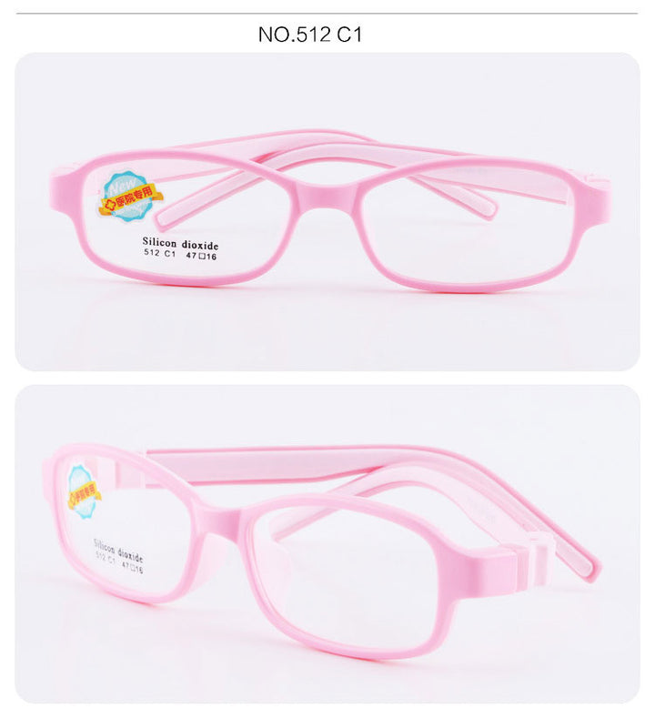 Reven Jate 512 Child Glasses Frame For Kids Eyeglasses Frame Flexible Quality Eyewear Frame Reven Jate   