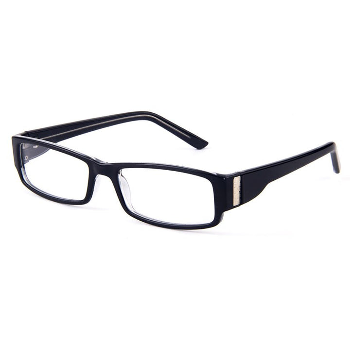 Gmei Unisex Full Rim Tr 90 Rectangular Eyeglasses T8011 Full Rim Gmei Optical Default Title  