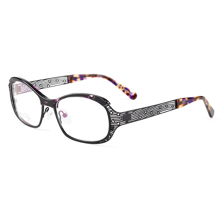 Women's Eyeglasses Oval Ultralight TR90 Alloy M054 Frame Gmei Optical C6  