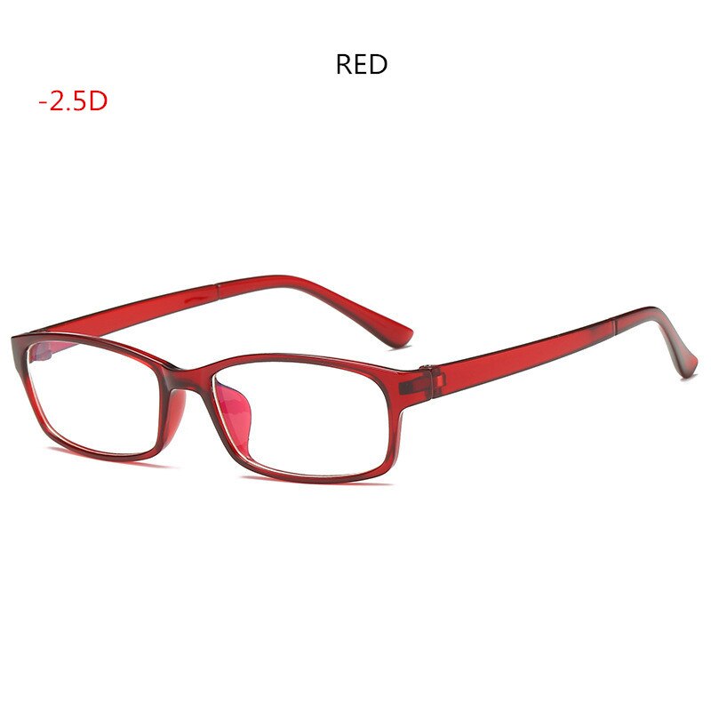 Unisex Reading Glasses Myopia Short-sight Eyewear A01 Reading Glasses SunnyFunnyDay RED Myopia250  