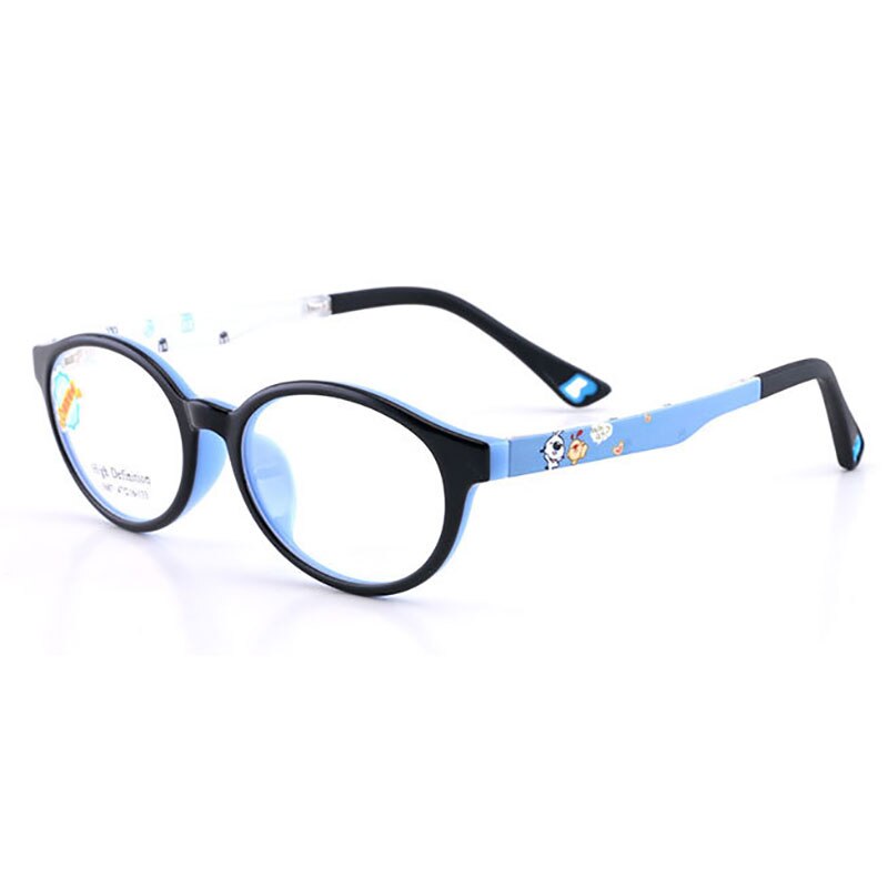 Reven Jate 5687 Child Glasses Frame For Kids Eyeglasses Frame Flexible Frame Reven Jate Blue  