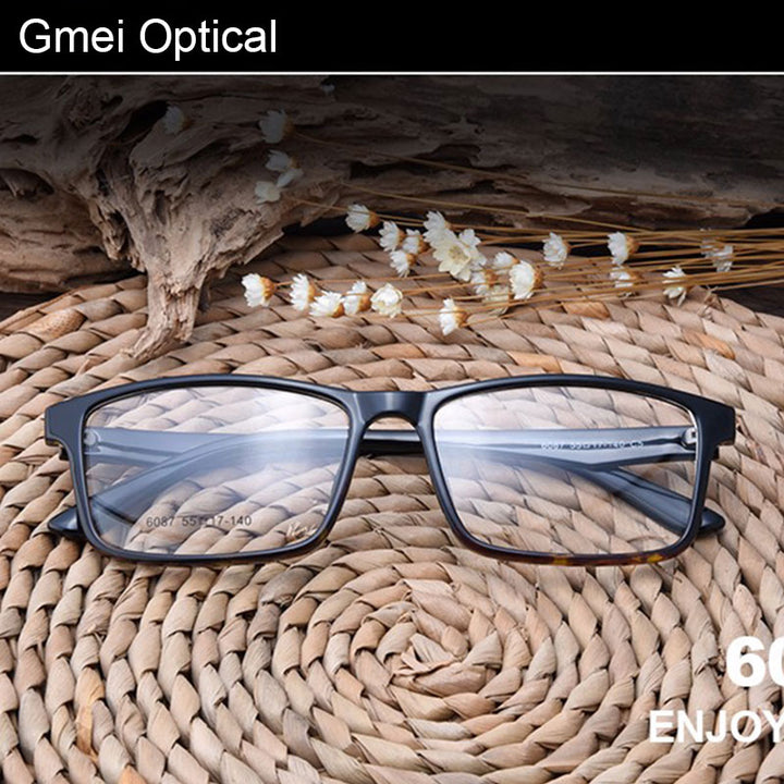 Men's Eyeglasses Ultralight Tr90 Full Rim Eyewear G6087 Full Rim Gmei Optical   