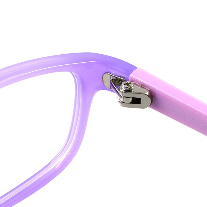 Women's Eyeglasses Purple Acetate Oval Full Rim Small Face T8115 Full Rim Gmei Optical   