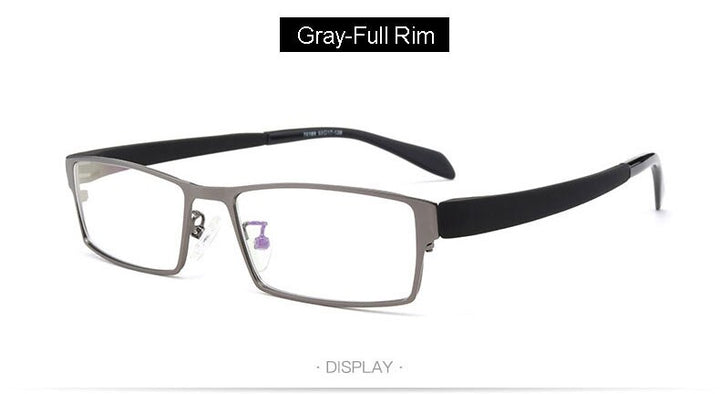 Hotochki Men's Full Rim IP Electroplated Alloy Frame Eyeglasses 1711 Full Rim Hotochki   
