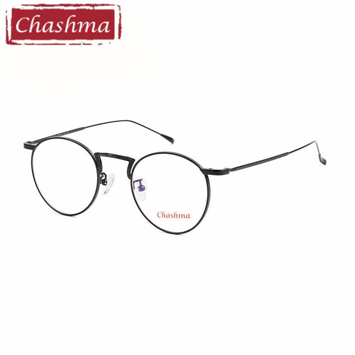 Unisex Eyeglasses Frame Alloy Round 22161 Frame Chashma   