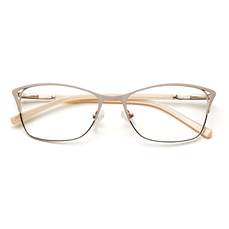 Women's Eyeglasses Cat Eye Metal Acetate Twm7554c1 Frame Kansept TWM7554C1  