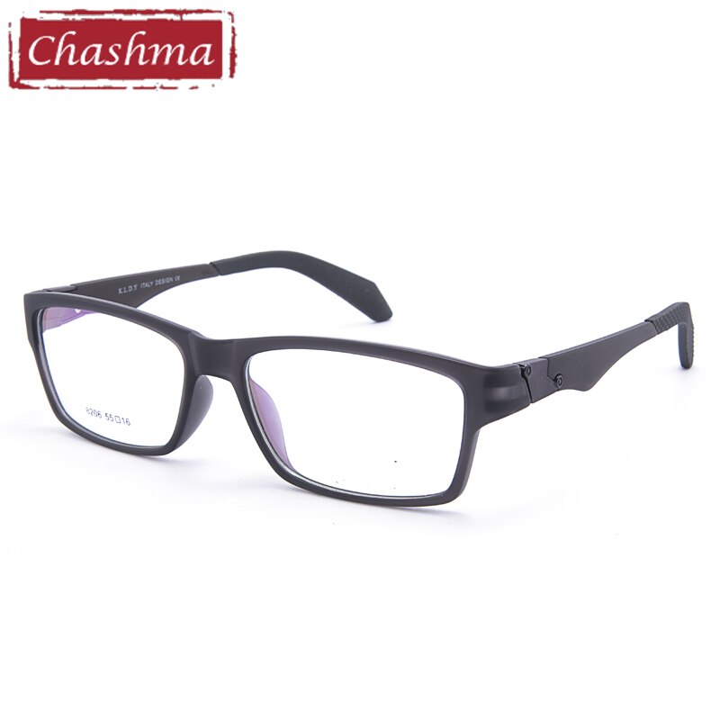 Men's Eyeglasses Sport TR90 Full Frame 8206 Sport Eyewear Chashma Gray  