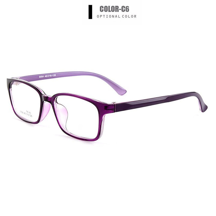 Unisex Eyeglasses Ultra-Light Tr90 Plastic M5054 Frame Gmei Optical C6  