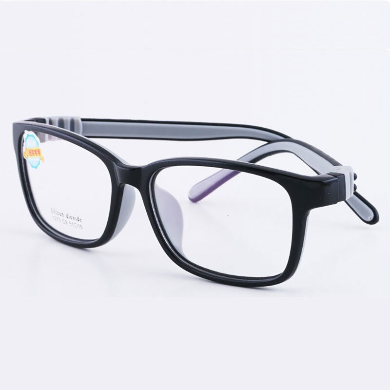 Reven Jate 1273 Child Glasses Frame For Kids Eyeglasses Frame Flexible Frame Reven Jate Gray  
