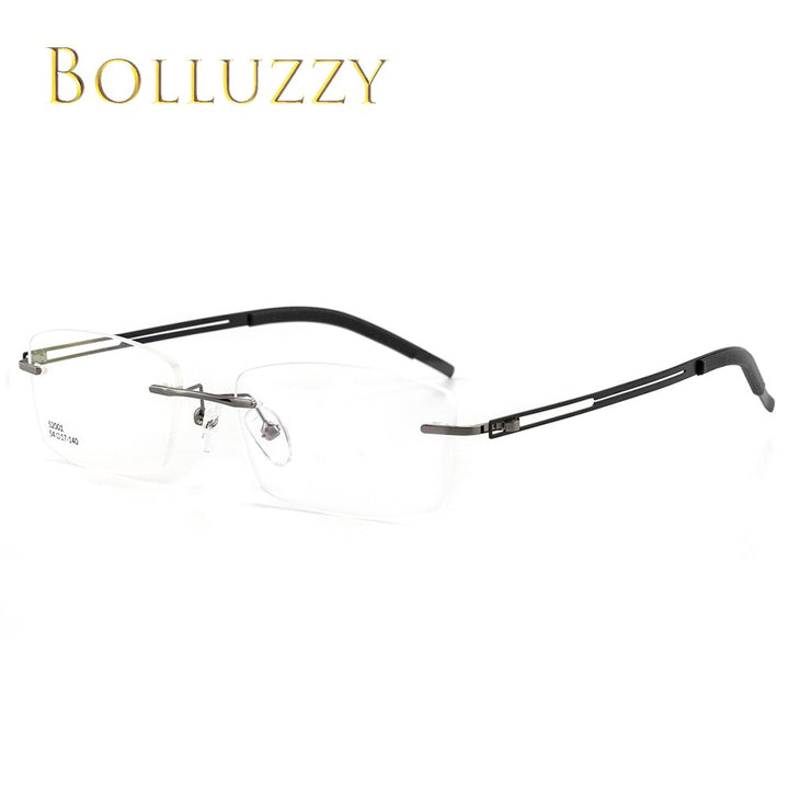 Unisex Eyeglasses Rimless Alloy 252001 Rimless Bolluzzy   