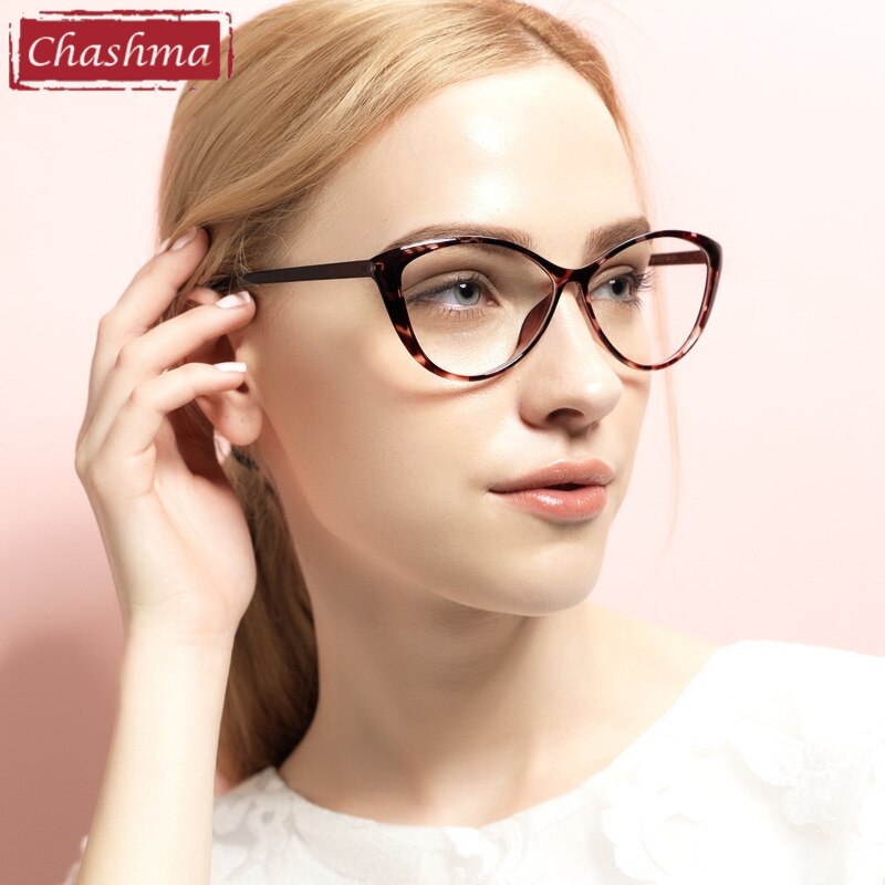 Women's Eyeglasses TR 90 Cat Eyes Mp01 Frame Chashma   