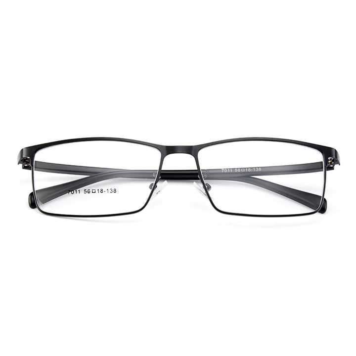 Men's Eyeglasses Semi Rim Titanium Alloy Square Y7011 Frame Gmei Optical   