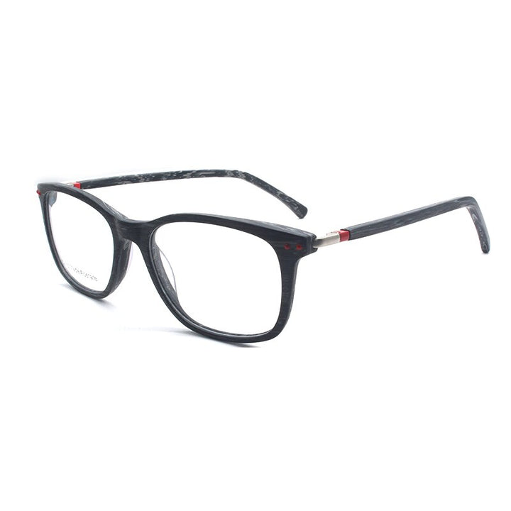 Reven Jate K9201 Acetate Full Rim Flexible Eyeglasses Frame For Men And Women Eyewear Frame Spectacles Full Rim Reven Jate C3  