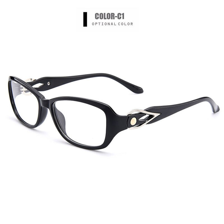 Women's Eyeglasses Ultra-Light Tr90 Plastic M1293 Frame Gmei Optical C1  