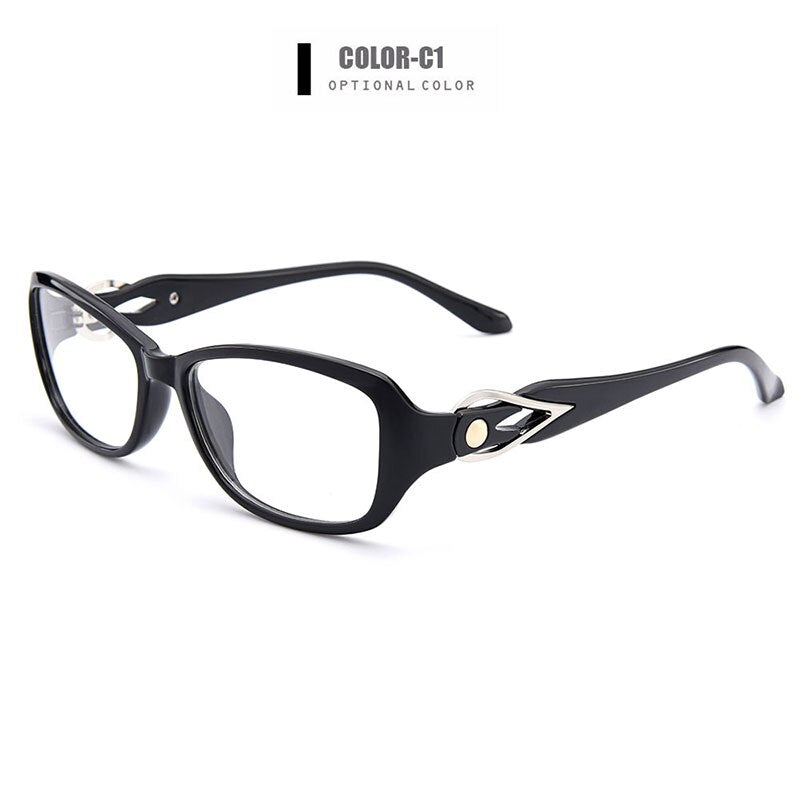 Gmei Women's Eyeglasses Ultra-Light Tr90 Plastic M1293 Full Rim Gmei Optical C1  