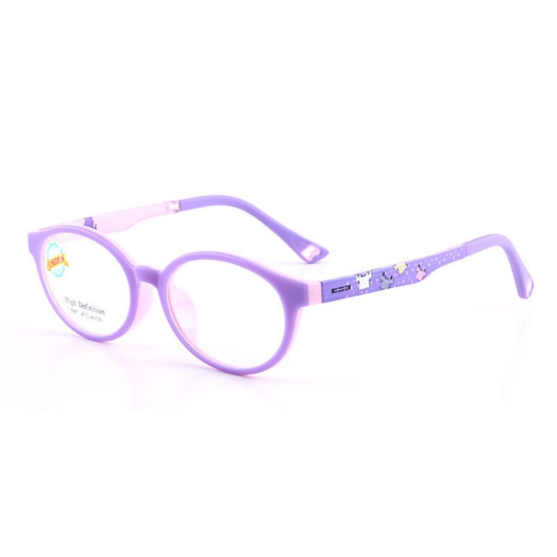 Reven Jate 5687 Child Glasses Frame For Kids Eyeglasses Frame Flexible Frame Reven Jate purple  