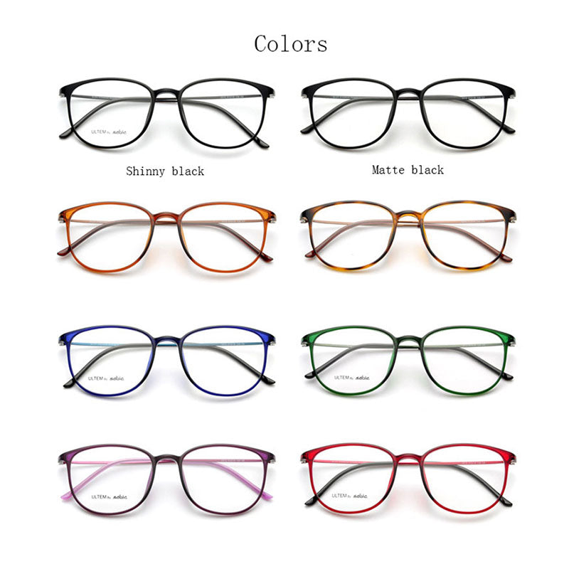 Hotochki Women's Slim Full Rim Plastic Metal Frame Eyeglasses 2212 Full Rim Hotochki   