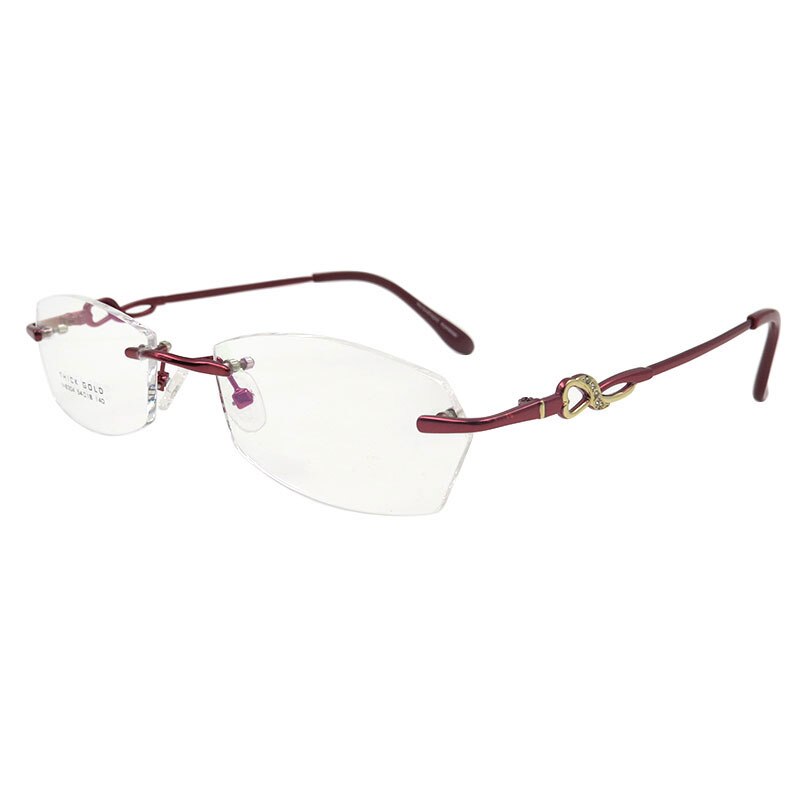 Women's Eyeglasses S8304 Rimless Titanium Alloy Rimless Gmei Optical   