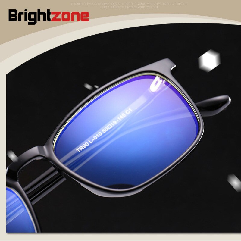 Unisex Eyeglasses Anti Blue Light Plastic Titanium Lh10 Anti Blue Brightzone   