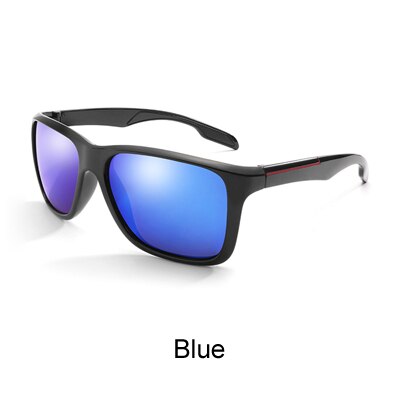 Ralferty Hd Polarized Sunglasses Men Driver Glasses Blue Mirror Square Uv400 K1037 Sunglasses Ralferty Blue China As picture