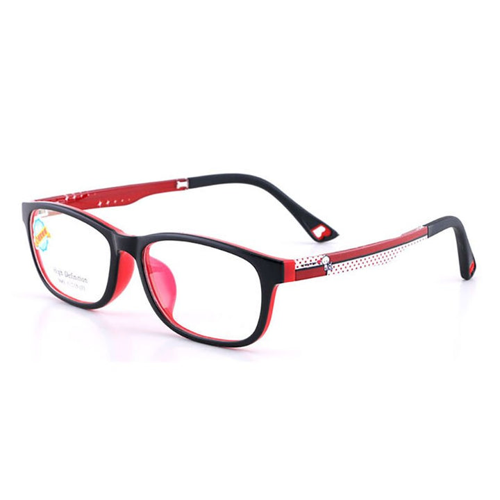 Reven Jate 5683 Child Glasses Frame For Kids Eyeglasses Frame Flexible Frame Reven Jate Red  