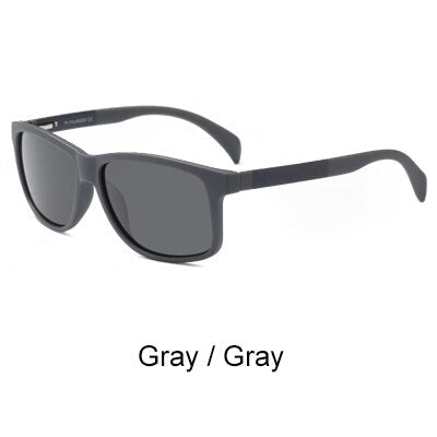 Ralferty Men's Polarized Rectangle Sunglasses FP8 Sunglasses Ralferty Gray - Gray China As picture