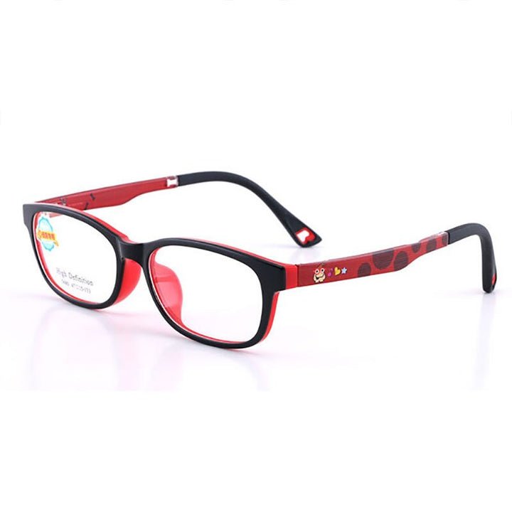 Reven Jate 5680 Child Glasses Frame For Kids Eyeglasses Frame Flexible Frame Reven Jate Red  