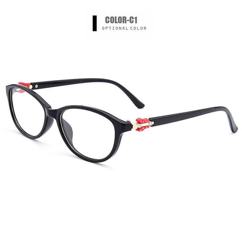 Women's Eyeglasses Ultra-Light Tr90 Plastic M1530 Frame Gmei Optical C1  