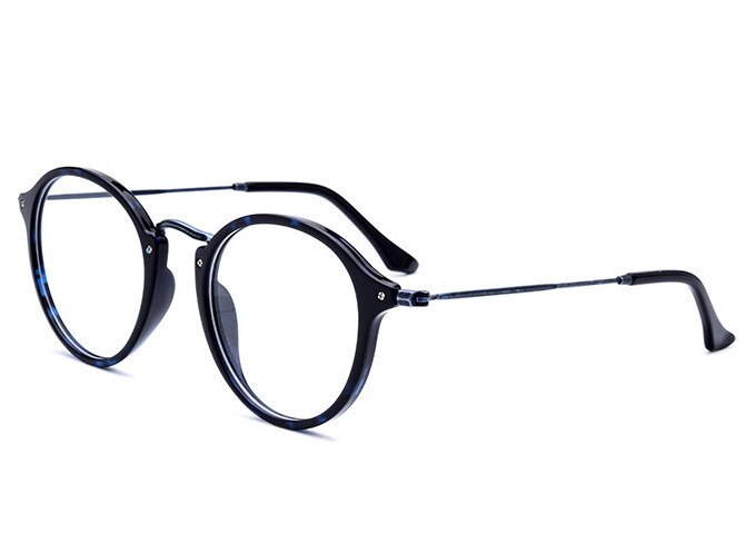Unisex Eyeglasses Round Frame Acetate Glasses 0446 Frame Brightzone   