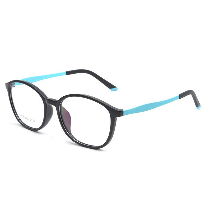 Reven Jate S1020 Acetate Full Rim Flexible Eyeglasses Frame For Men And Women Eyewear Frame Spectacles Full Rim Reven Jate Blue  