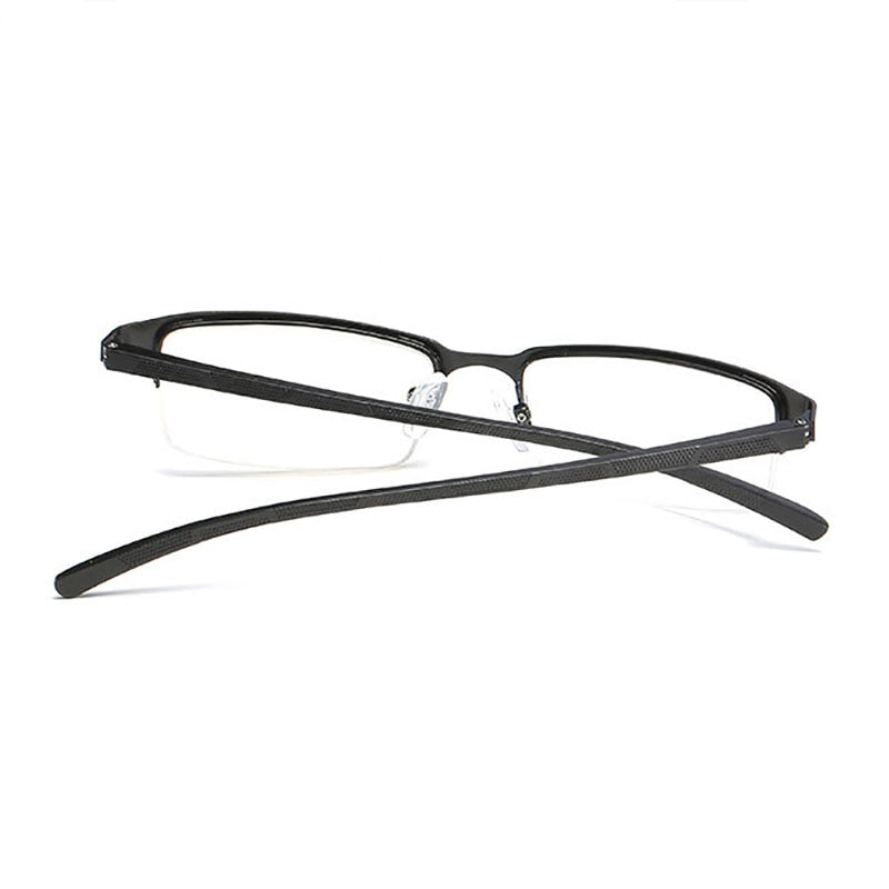 Hotochki Unisex Semi Rim Alloy Frame Non Spherical Lens Reading Glasses Xm073 Reading Glasses Hotochki   