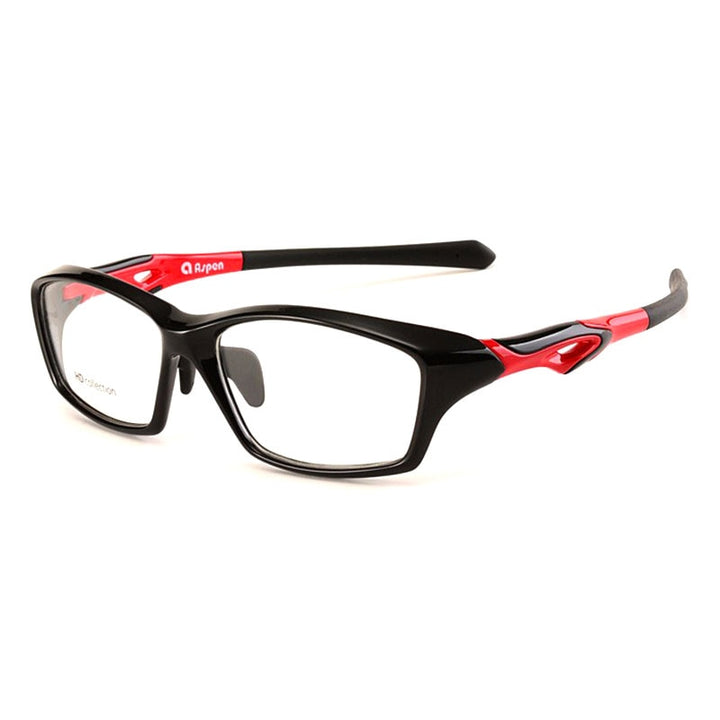Hotochki Men's Full Rim TR90 Frame Sport Eyeglasses Tr8021 Sport Eyewear Hotochki Black Red  