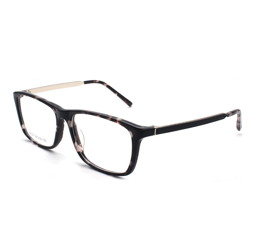 Reven Jate K9137 Acetate Full Rim Flexible Eyeglasses Frame For Men And Women Eyewear Frame Spectacles Full Rim Reven Jate C4  
