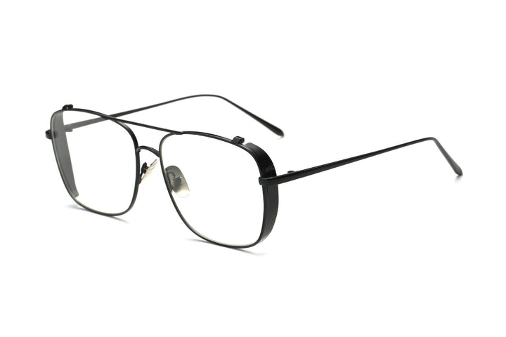Men's Eyeglasses Full Frame Hd Resin Alloy Frame Brightzone Black  
