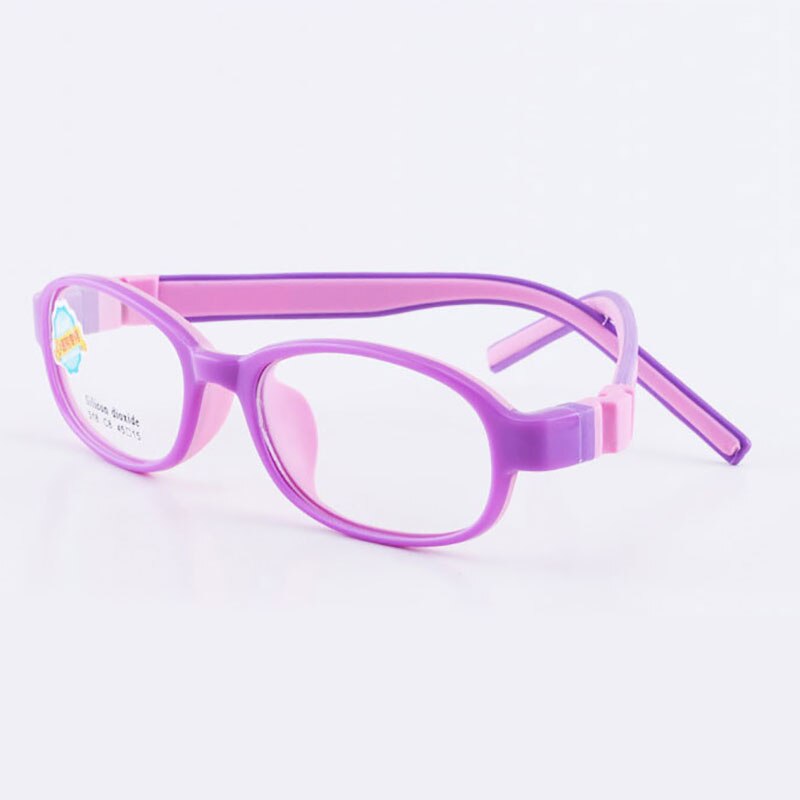Reven Jate 518 Child Glasses Frame For Kids Eyeglasses Frame Flexible Frame Reven Jate purple  
